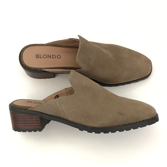 BLONDO Sienna Leather Mule Water Resistance Slip On Shoe Loafer Women’s Size 9 - Picture 7 of 16